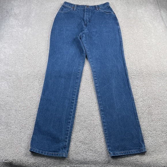 Wrangler Denim - Vintage Wrangler Jeans Womens 14 Blue Cowboy Cut USA American Denim 13MWZMR‎